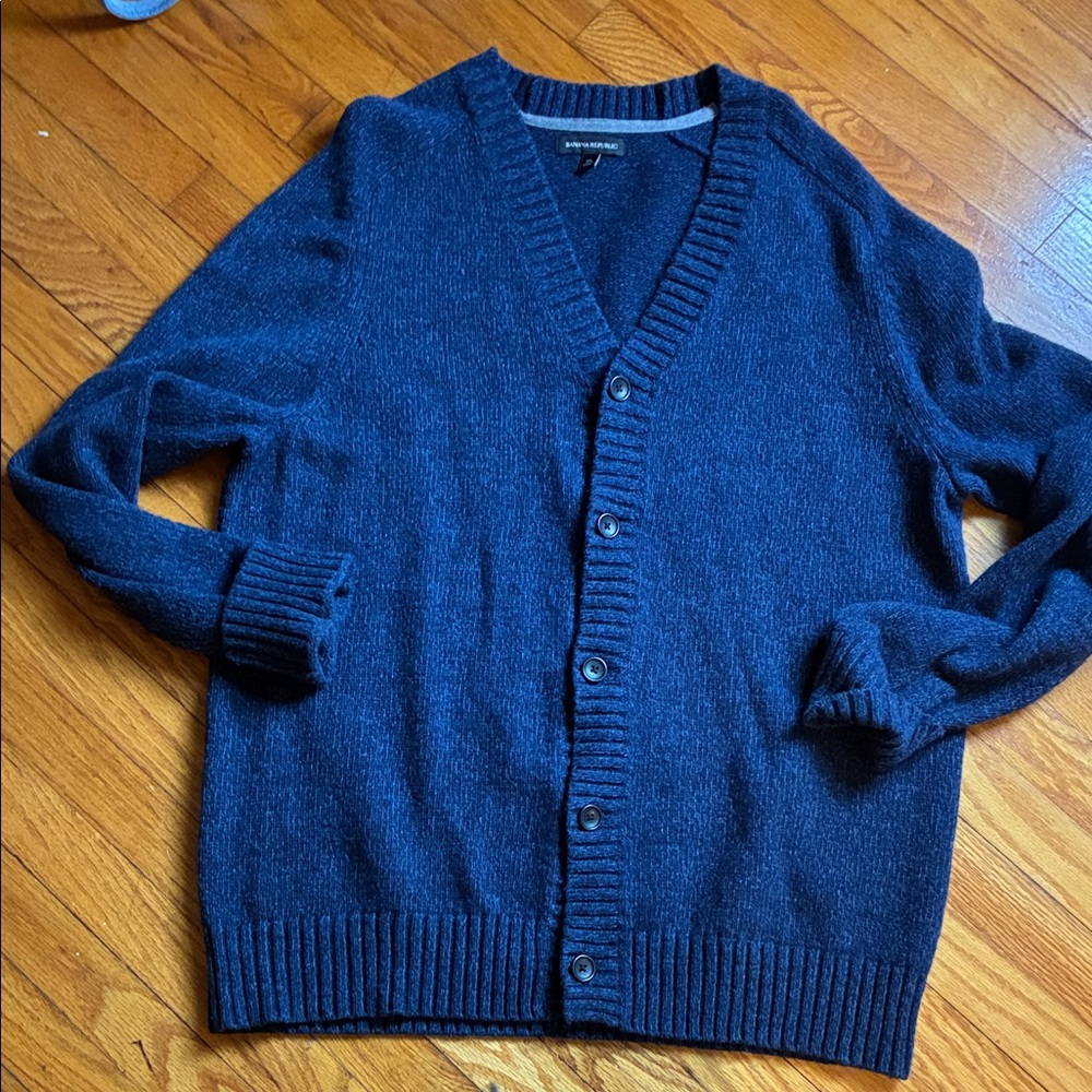 Banana Republic men’s wool blend cardigan